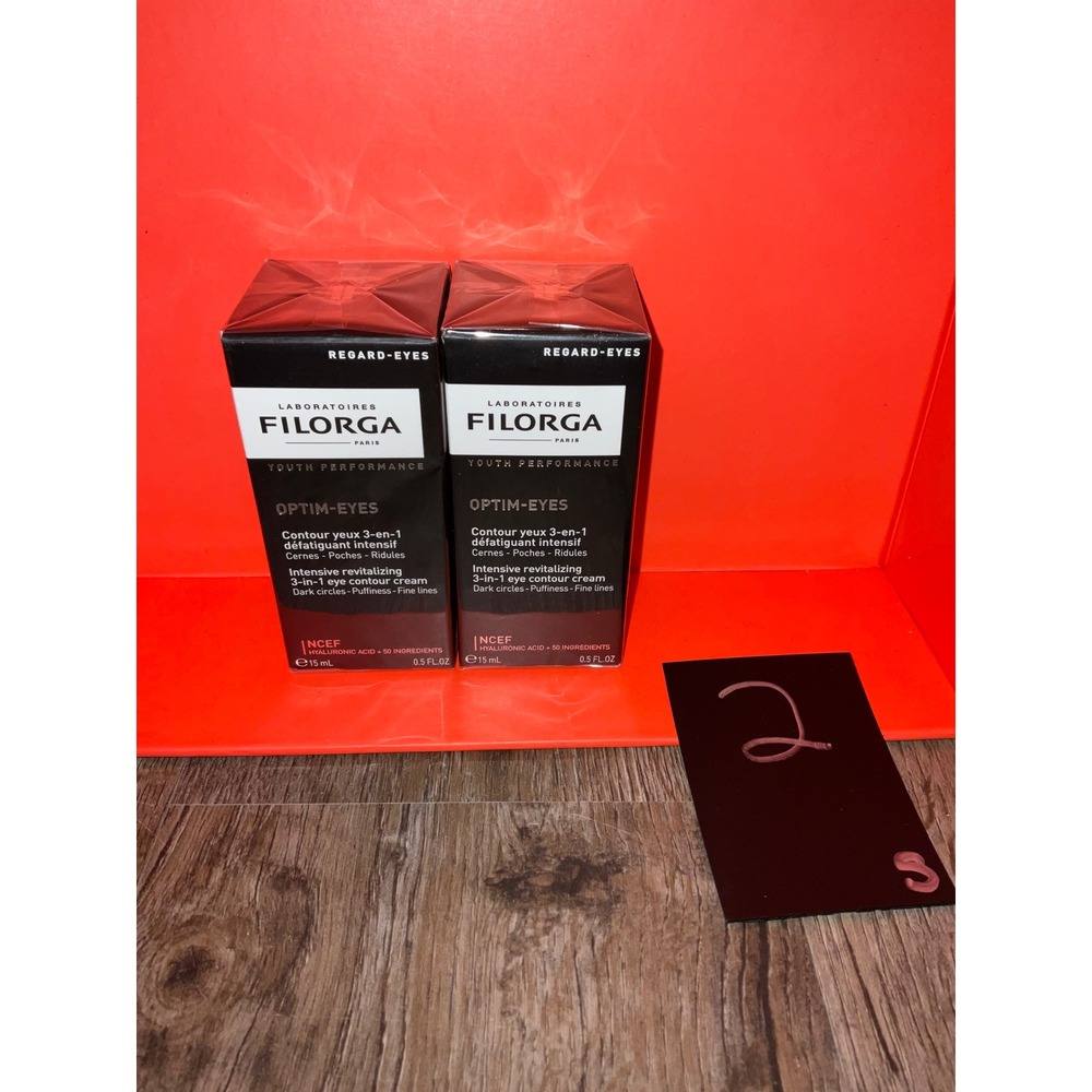 Filorga Optim-Eyes Eye Cream Set of 2 Revitalizing 3-in-1 NCEF Hyaluronic Acid